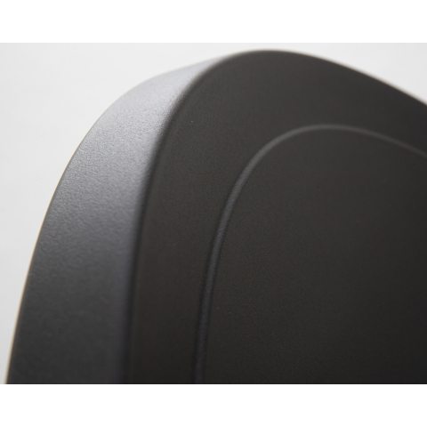 Пластиковый стул обеденный ALBERT, цвет чёрный