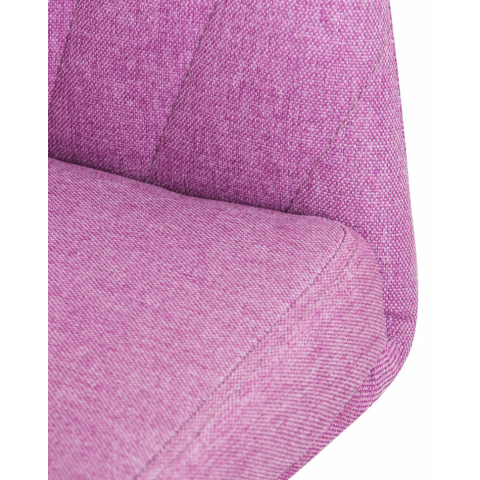 Стул обеденный ALINA с подлокотниками, сиреневая ткань (LAR-106D-16)