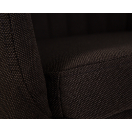 Стул обеденный ALINA, черная ткань (LAR-106D-28)