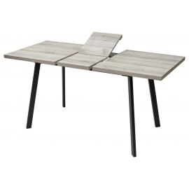 Стол ФИН 120 Дуб Шерман серый/ черный каркас