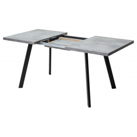 Стол BRICK M 120 Бетон Портленд/ Черный