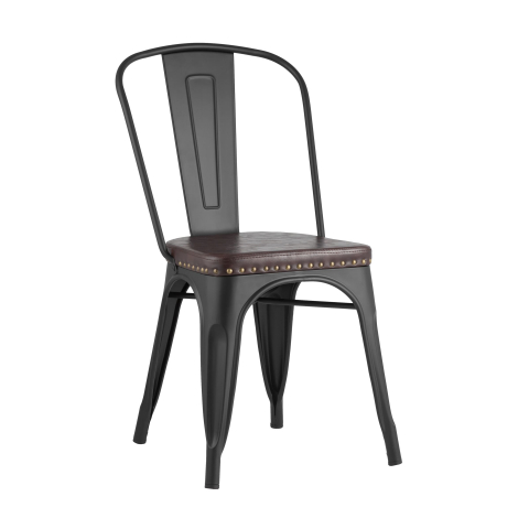 Стул TOLIX SOFT черный матовый