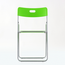 Стул складной СМН-299 Fold (Фолд) металлокаркас, пластик светло-зеленый