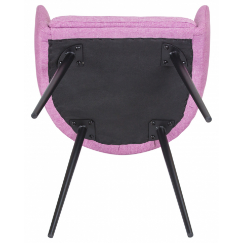 Стул обеденный ALINA с подлокотниками, сиреневая ткань (LAR-106D-16)