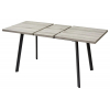 Стол ФИН 120 Дуб Шерман серый/ черный каркас