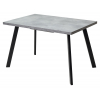 Стол BRICK M 120 Бетон Портленд/ Черный