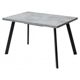 Стол BRICK M 120 Бетон Портленд/ Черный