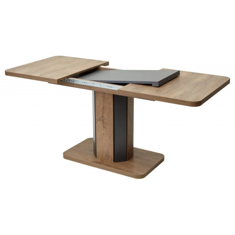 Стол STORK Дуб Канзас/ Графит 120