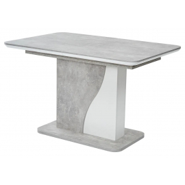 Стол SIRIUS 120 Бетон/ Белый