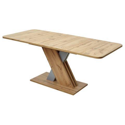 Стол EXEL 140 Дуб Вотан/ Алюминий