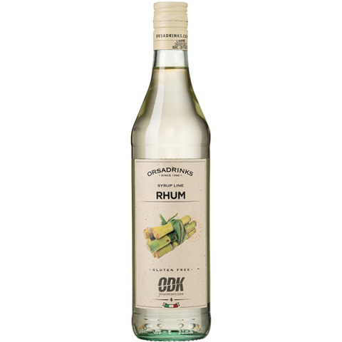 Сироп «Карибский» ODK уцененный; стекло; 0,75л; D=65,H=305мм; белый