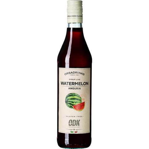 Сироп «Арбуз» ODK уцененный; стекло; 0,75л; D=65,H=305мм