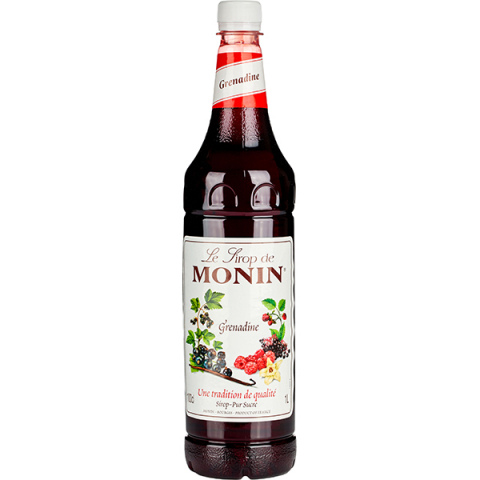 Сироп «Гренадин» Monin; пластик; 1л; D=8,H=32см