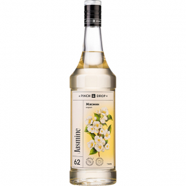 Сироп «Жасмин» Pinch&Drop уцененный; стекло; 1л; D=85,H=330мм; белый