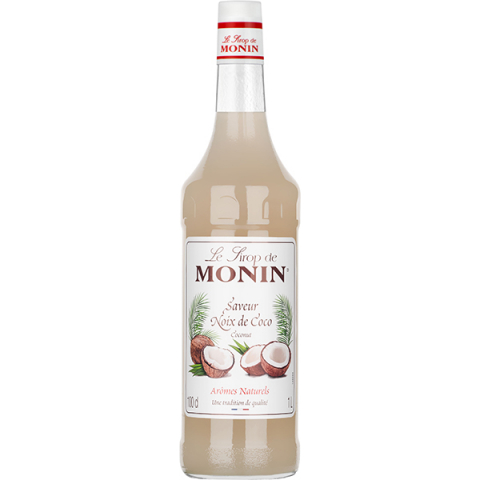 Сироп «Кокос» Monin; стекло; 1л; D=8,H=33см
