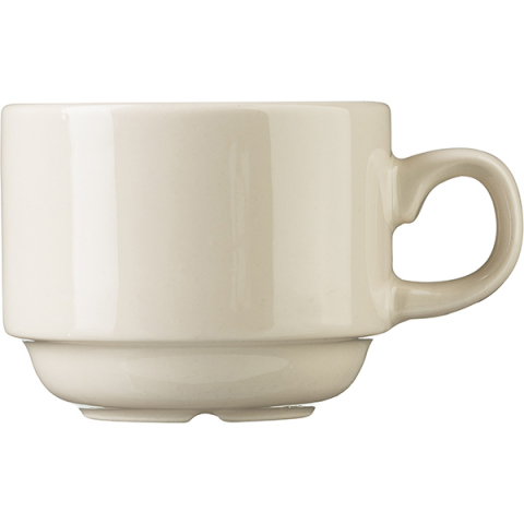Чашка кофейная «Айвори»; фарфор; 100мл; D=65,H=50,L=85мм; слон.кость