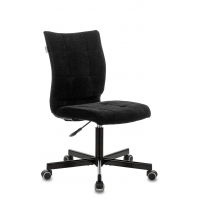 Кресло Бюрократ CH-330M/LT-20 без подлокотников чёрный крестовина металл