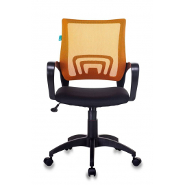 Кресло Бюрократ CH-695N/OR/TW-11 спинка сетка оранжевый TW-38-3 сиденье черный TW-11