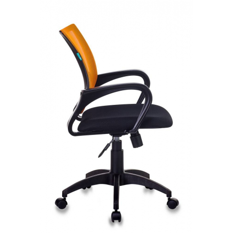 Кресло Бюрократ CH-695N/OR/TW-11 спинка сетка оранжевый TW-38-3 сиденье черный TW-11