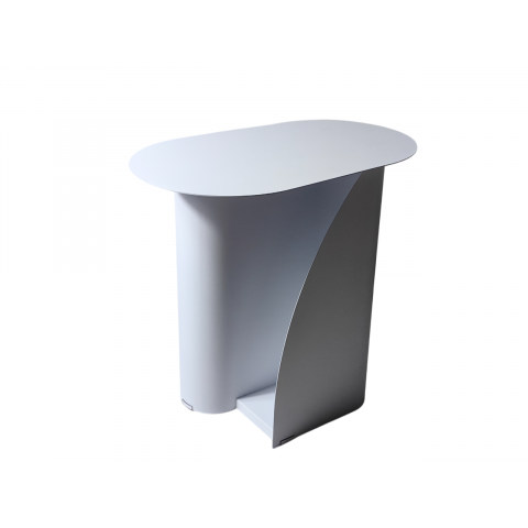 Журнальный столик Yvaine металл белый