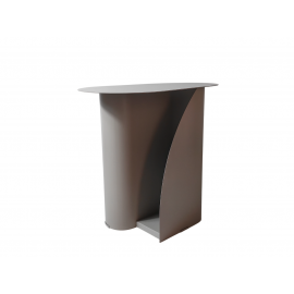 Журнальный столик Yvaine металл темно-серый