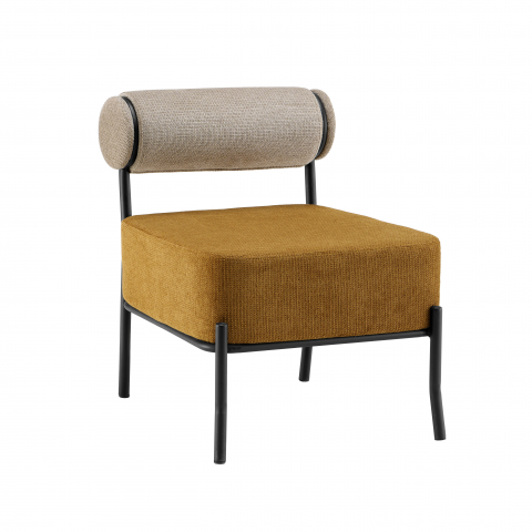 Кресло Ponpoun бежевый терракотовый