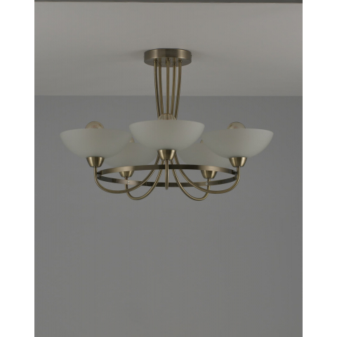 Люстра потолочная Moderli V1204-5C Lione 5*E27*60W