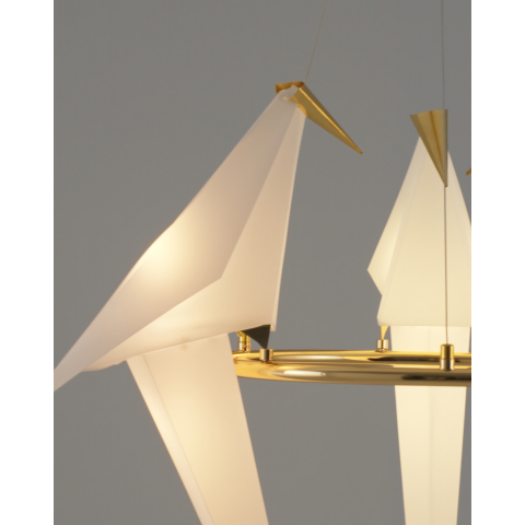 Подвесной светодиодный светильник Moderli V3071-2PL origami Birds 2*LED*6W