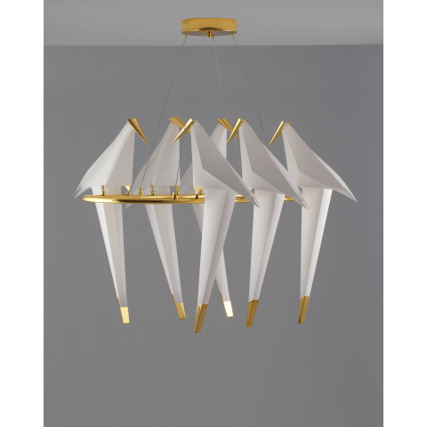 Подвесной светодиодный светильник Moderli V3073-6PL origami Birds 6*LED*6W