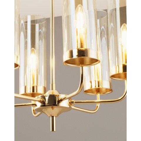 Потолочная люстра на штанге Moderli V10020-6P Metric