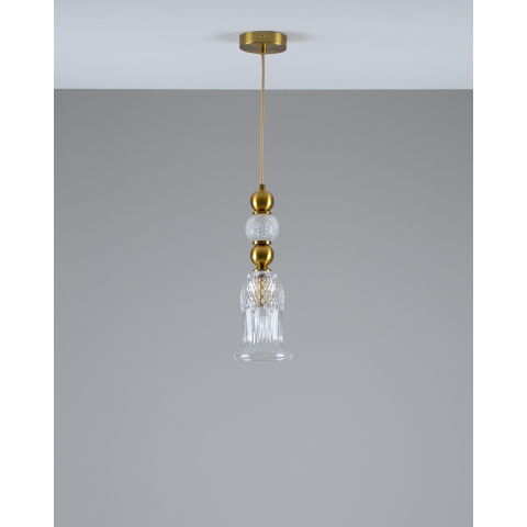 Светильник подвесной Moderli V10908-P Glassy
