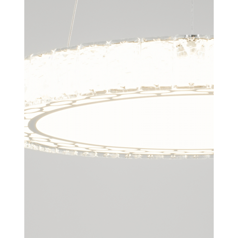 Светодиодная подвесная люстра Moderli V1600-PL Ice LED*107W