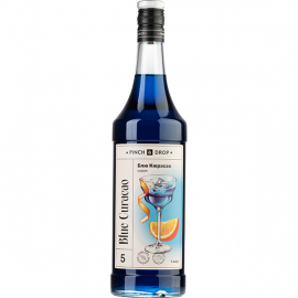 Сироп «Блю Кюрасао» Pinch&Drop уцененный; стекло; 1л; D=85,H=330мм; синий