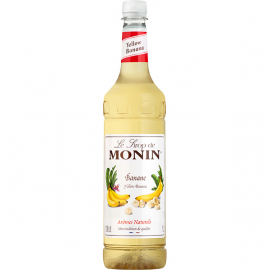 Сироп «Желтый Банан» Monin; пластик; 1л; D=8,H=32см