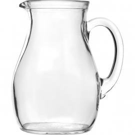 Кувшин «Рокси»; стекло; 1л; D=88,H=173,L=142мм; прозр.
