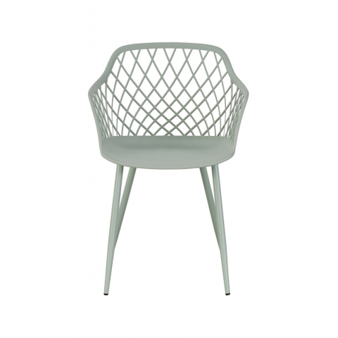 Стул пластиковый Дайкири цвет серо-зеленый