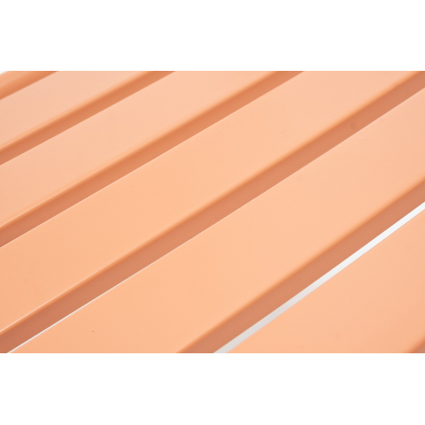 Стул Дионис с обработкой против ржавчины, стальной каркас, цвет светло-коралловый