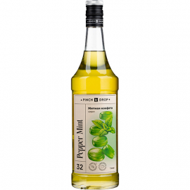 Сироп «Мятная Конфета» Pinch&Drop; стекло; 1л; D=85,H=330мм; зелен.