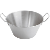 Миска 2 ручки; сталь нерж.; 12,8л; D=36,H=18,5см