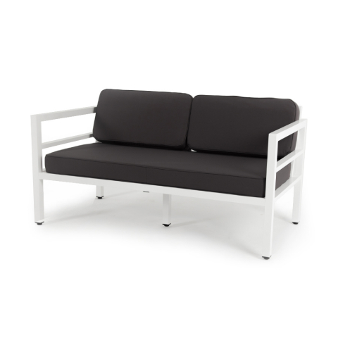 Двухместный диван Эстелья алюминиевый каркас