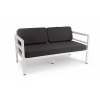 Двухместный диван Эстелья алюминиевый каркас