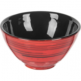 Пиала для чая; керамика; 250мл; D=110,H=55мм; красный