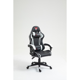 Кресло спортивное TopChairs Shadow черно-белый