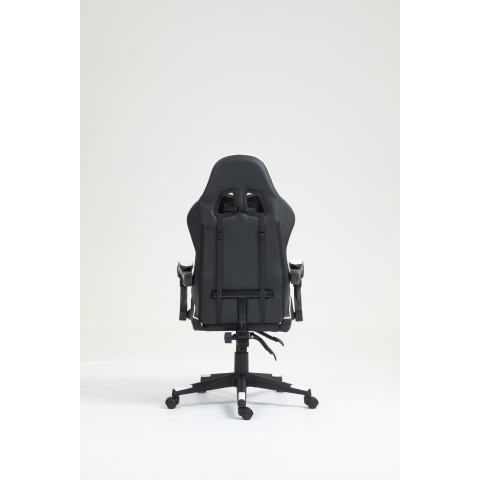 Кресло спортивное TopChairs Shadow черно-белый