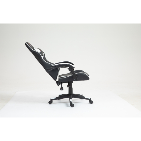 Кресло спортивное TopChairs Shadow черно-белый