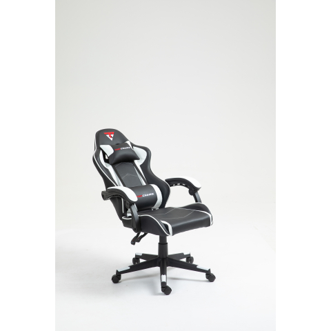 Кресло спортивное TopChairs Shadow черно-белый