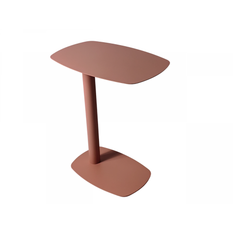 Журнальный столик Eanna S металл коралловый