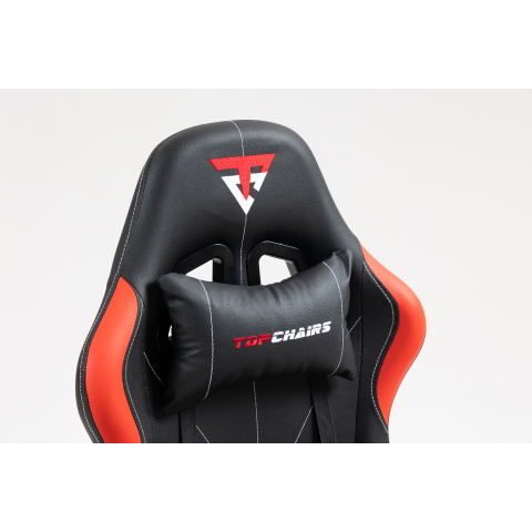 Кресло спортивное TopChairs Wyvern черно-красный