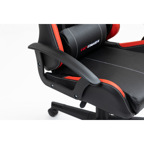 Кресло спортивное TopChairs Wyvern черно-красный