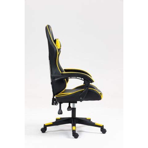 Кресло спортивное TopChairs Shadow черно-желтый